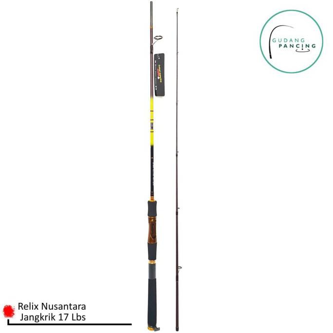 Rod Relix Nusantara Jangkrik 602M 17 Lb - 8 - 17 Lb