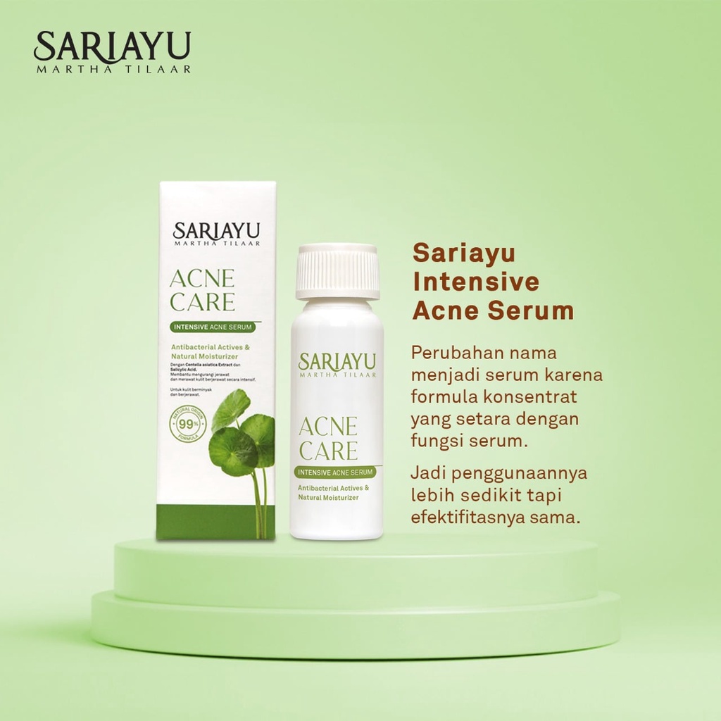 ORI 100% Sariayu Intensive Acne Serum 12ml - Sari Ayu