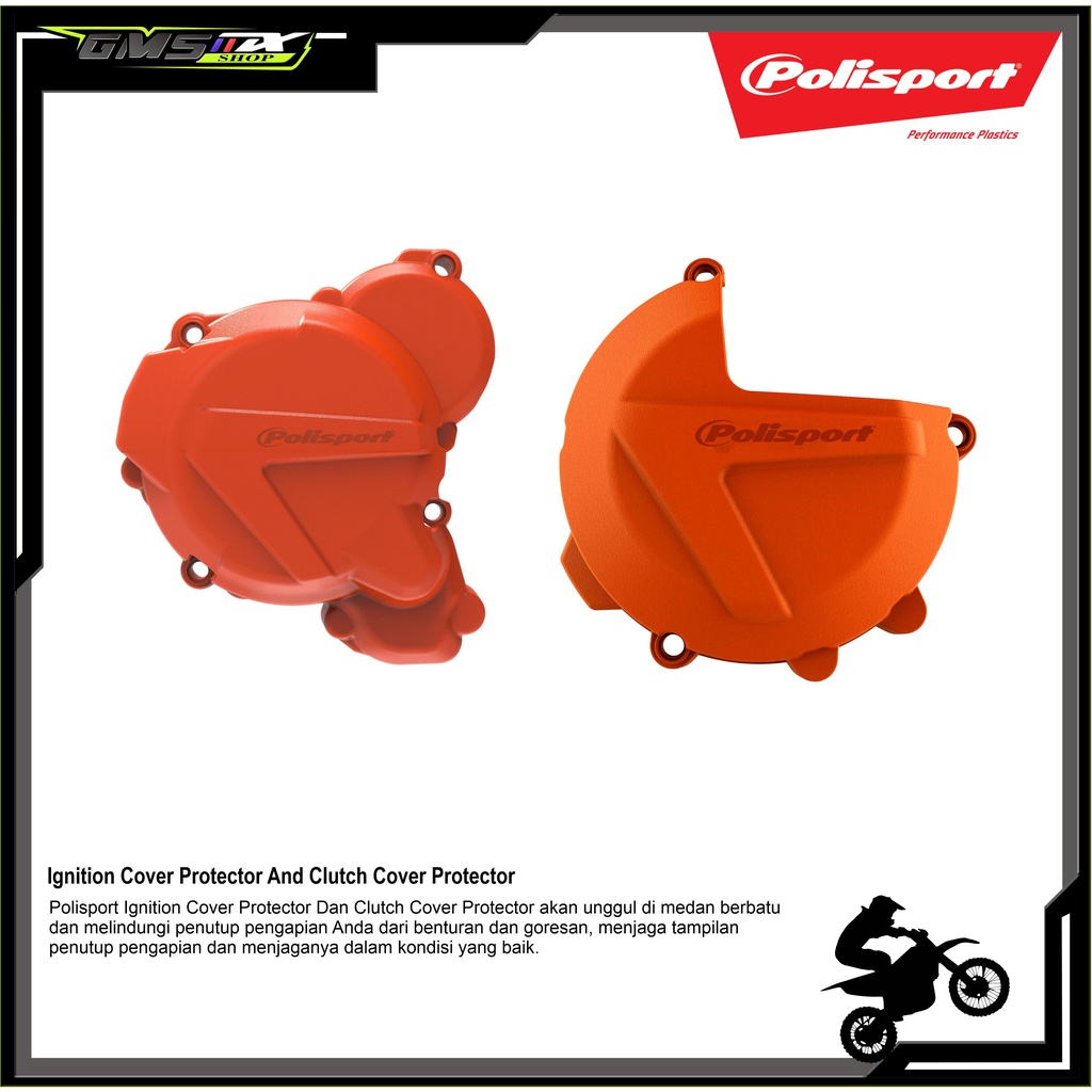 ENGINE PROTECTOR KTM EXC 250 300 POLISPORT - COVER MESIN KTM POLISPORT