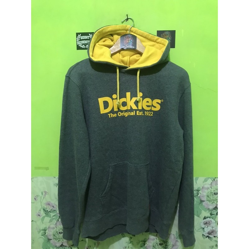 Hoddie Dickies logo yellow