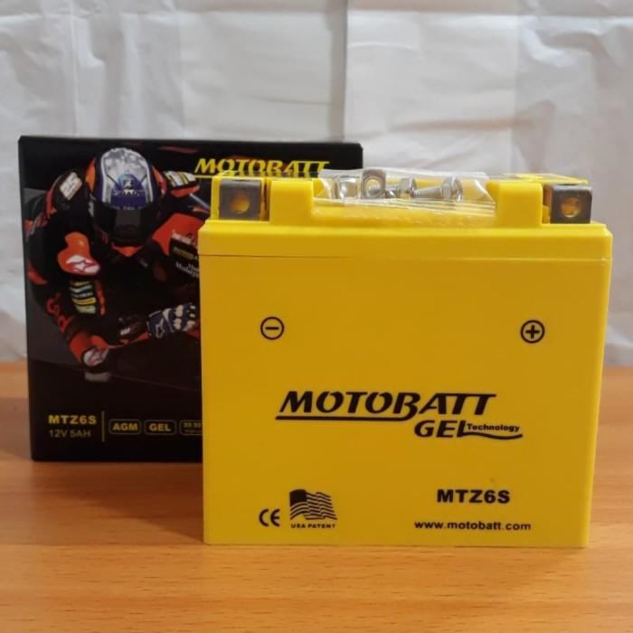 Aki motor Motobatt Mottobat Motobat MTZ6S Aki kering / Aki Gel