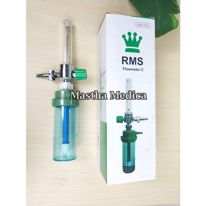 Regulator Oksigen RS/Regulator O2 Dinding RMS Colok Flowmeter Humidifi