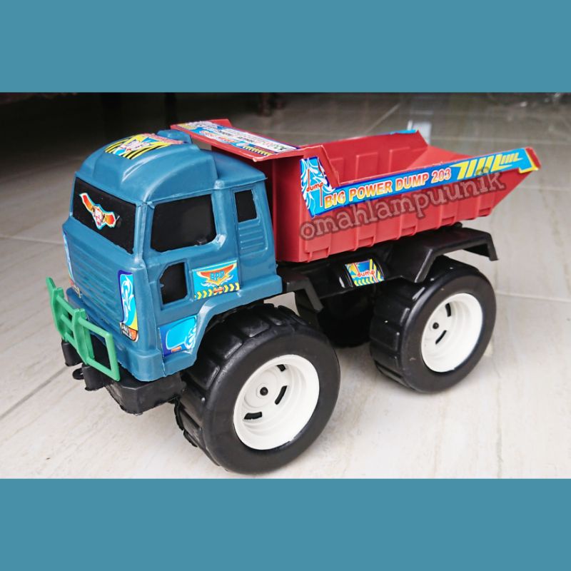 AJ Mainan Anak Mobil Truk Pasir Monster Bigfoot/ Truck Jomplang Roda Besar/Dump Truck  Monster