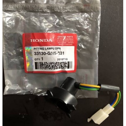 Fiting Lampu Motor Honda Grand Supra x Beat GN5