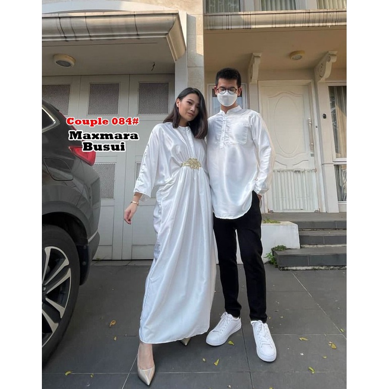 084 couple# gamis dan kemeja cowo terbaru// couple edisi ramadhan termurah