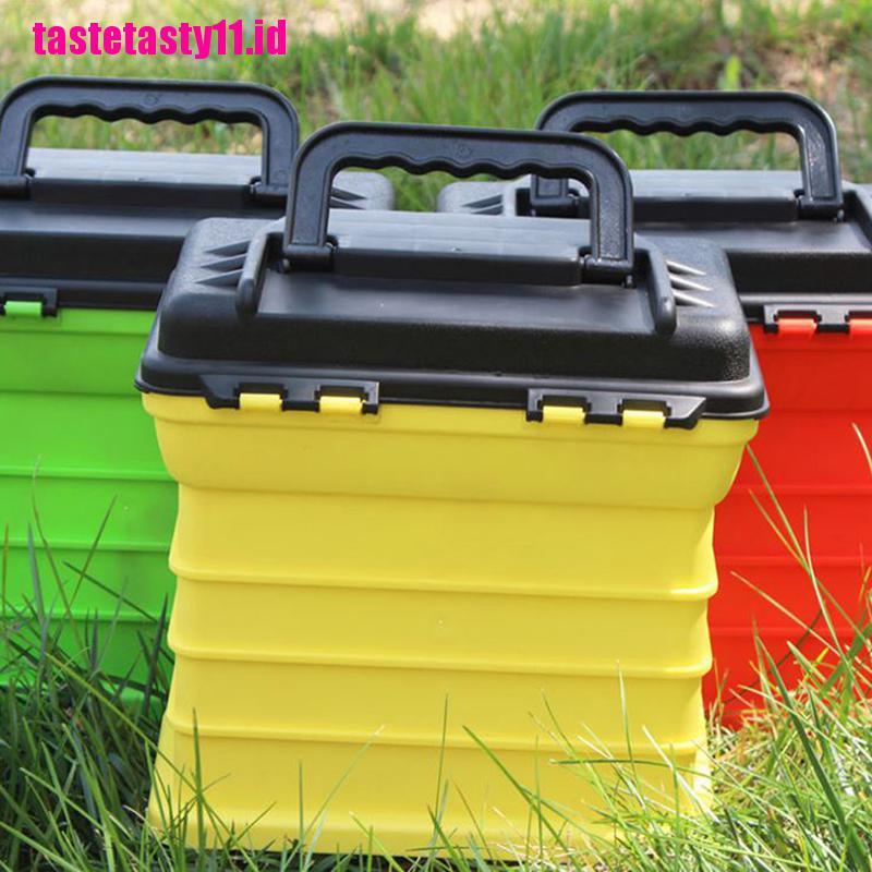 【TTID】5 Layer PP+ABS Big Fishing Tackle Box High Quality Plastic Handle Fishing