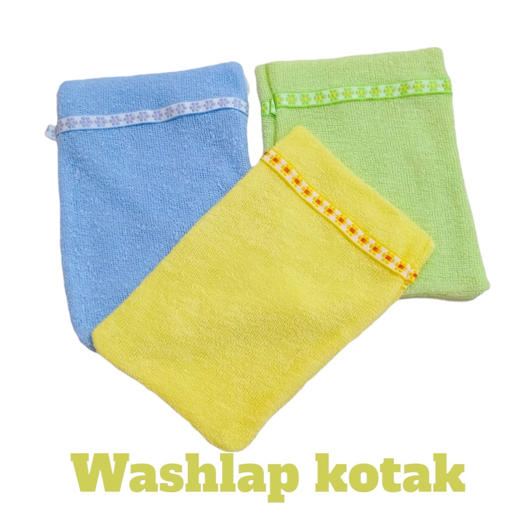 Waslap Bayi / Washlap / Waslap Kotak Tebal