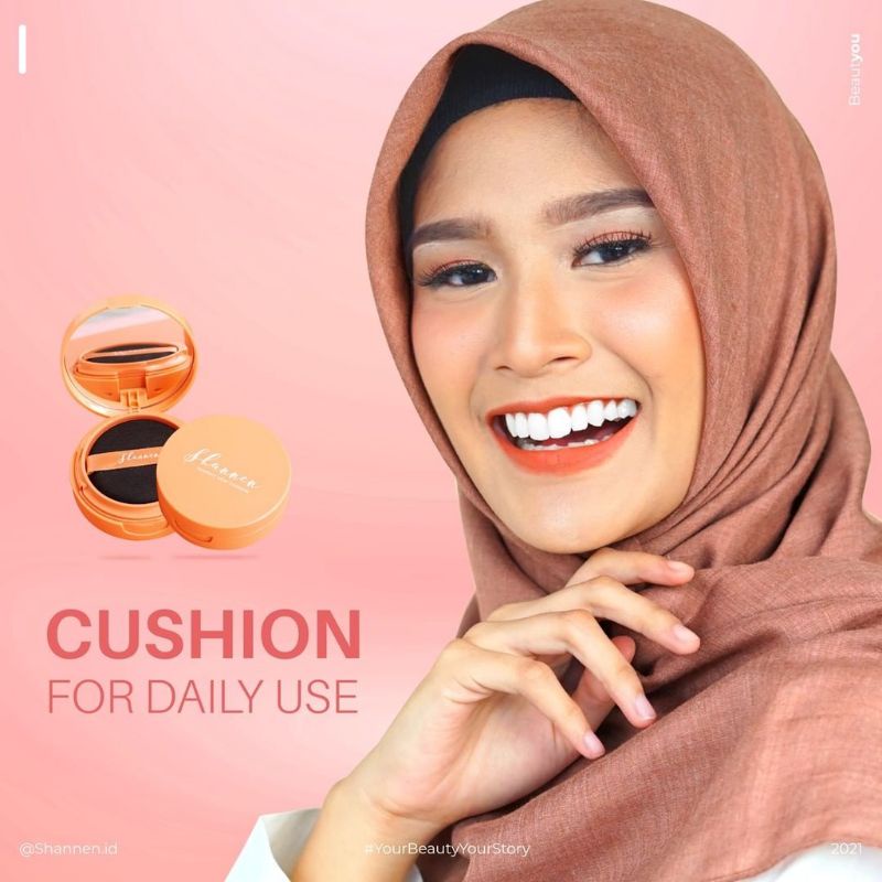 Promo COD Gratis Cushion Bedak Glowing Shannen No 01,02,03 Original Penyamaran Bekas Noda Bedak Cushion Anti Air / Bedak Cushion Waterproof / Cushion Bedak 2 in 1 / Cushion Bedak Buat Remaja / Cushion / Cushion Foundation Matte / Bedak Anti Air