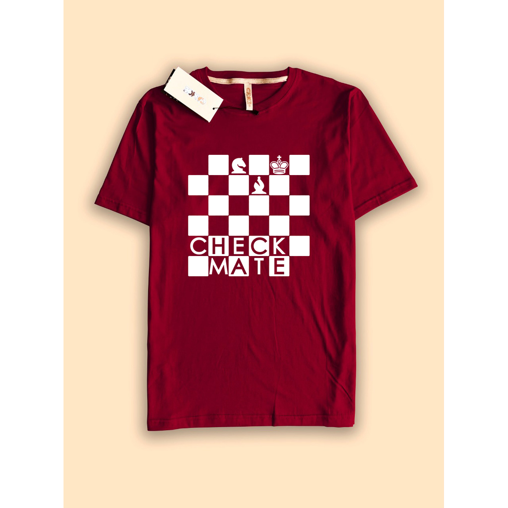 Kaos Tshirt Catur Chess Check Mate