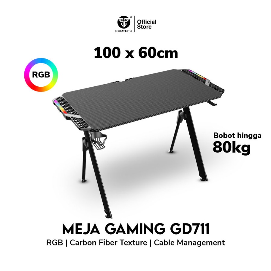 Fantech GD711 Meja Gaming RGB Gaming Desk