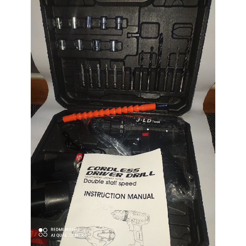 Msin Bor Baterai 12V YUKIDO Obeng 10mm Cordless Drill Charging