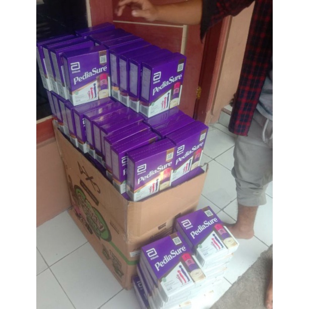 

paket hemat 10 box pediasure vanila 200 gram