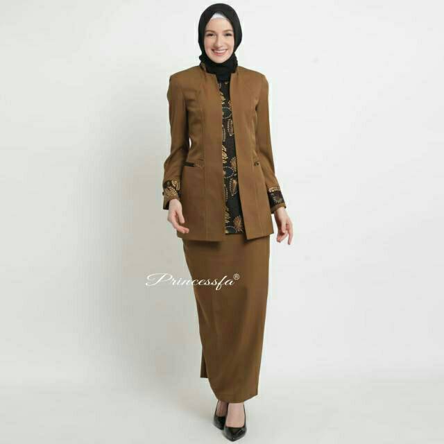 Blazer baju kerja kantor pemda batik seragam pemda baju dinas pemda baju batik