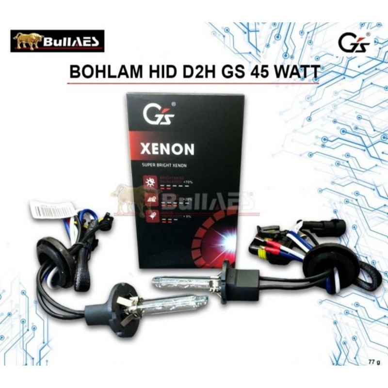 NEW Bohlam HID Mobil D2H 45 WATT MERK GS I BOHLAM D2H Projector Projie
