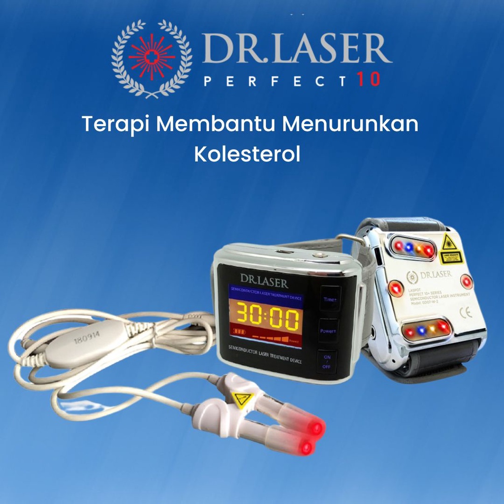 DR LASER PERFECT 10 PLUS 10 TITIK MATA LASER TERAPI MEMBANTU MENURUNKAN KOLESTEROL ASLI GOGOMALL IZIN KEMENKES GARANSI RESMI