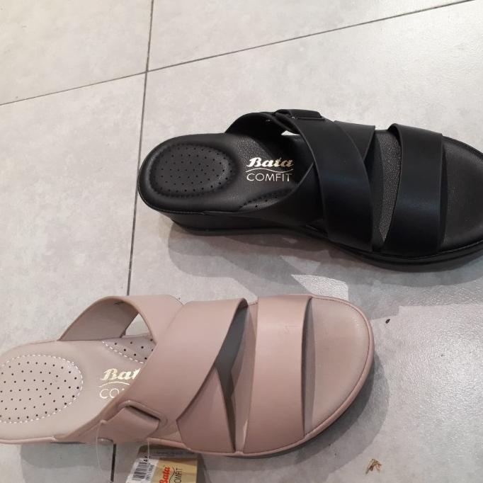sandal wedges wanita by bata TERHEBOH