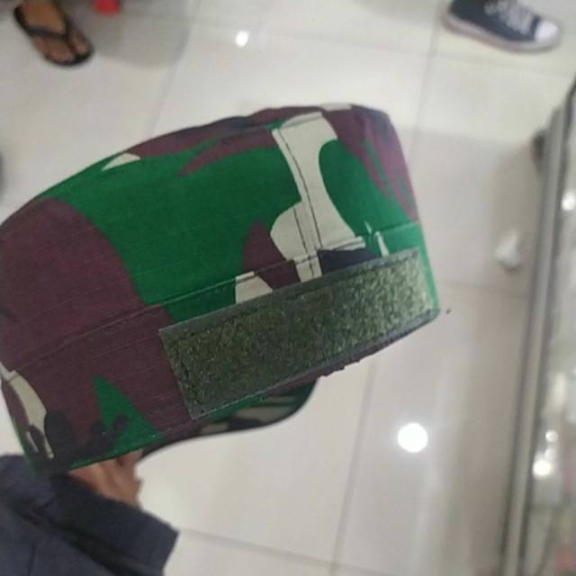 Topi pdl komando loreng tni