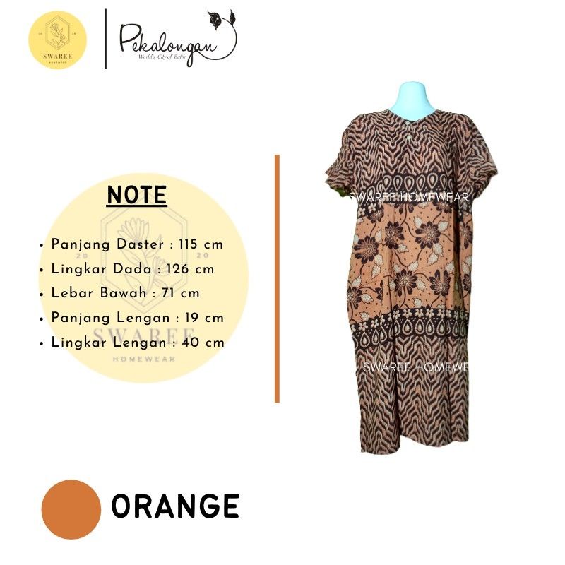 Baju Daster Busui Jumbo Rayon Daster Murah Batik Pekalongan Baju Batik Wanita Kekinian Premium