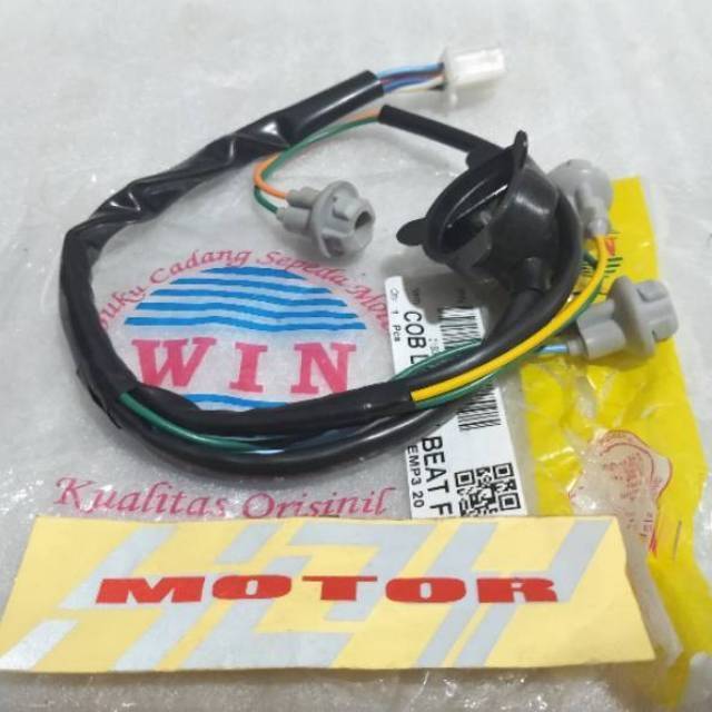 Fiting Fitting Lampu depan motor Honda matic beat-beat fi-beat esp 16-vario-vario techno 125 spacy