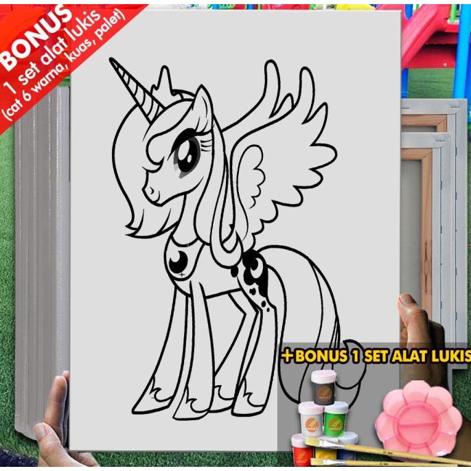 

Kanvas Mewarnai Anak Ty Pony 30x40 cm MEL1122