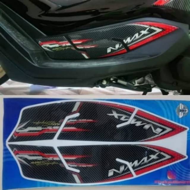 Stiker resin timbul sidepad new nmax 2020