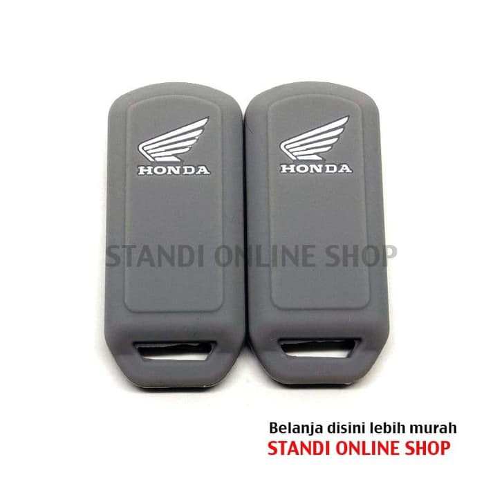 Kondom Remote Silikon Cover Honda All New PCX LED Lokal 2018 Abu-abu