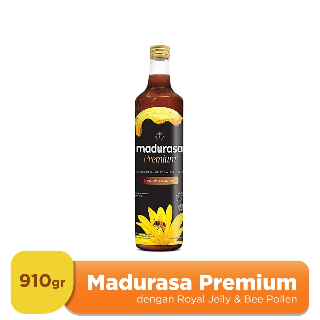 Madurasa Botol Premium / Madurasa Original Madu Murni Botol 910gr