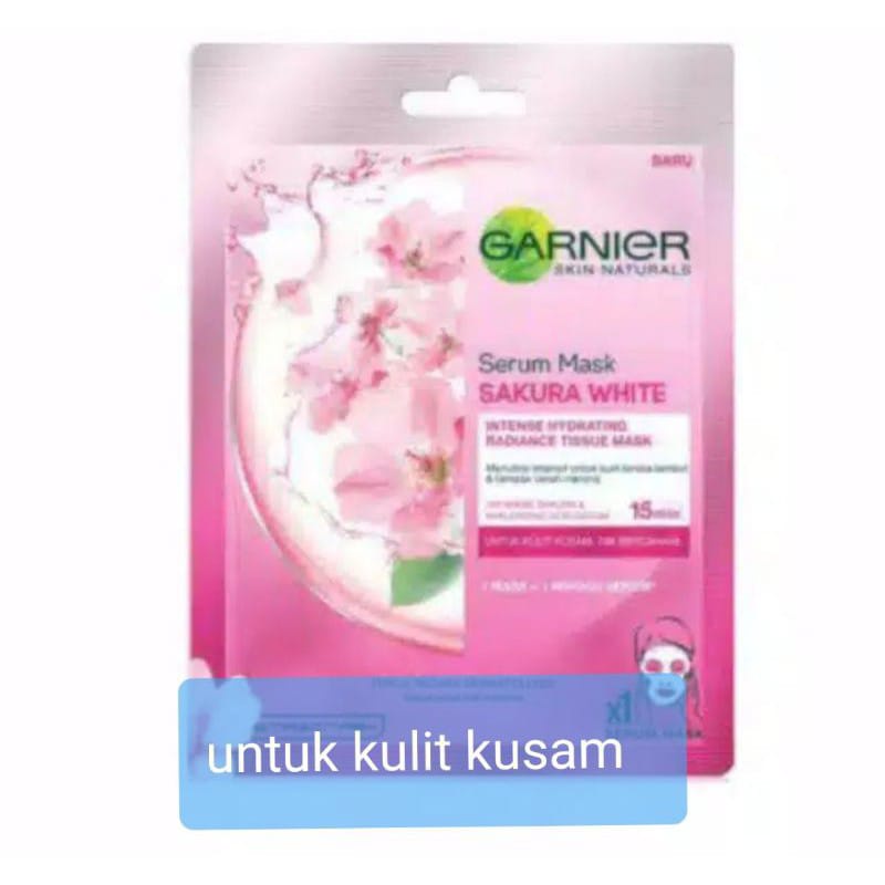 TERLARIS!!! MASKER GARNIER SERUM MASK MASKER WAJAH BANYAK WARNA DAN FUNGSI