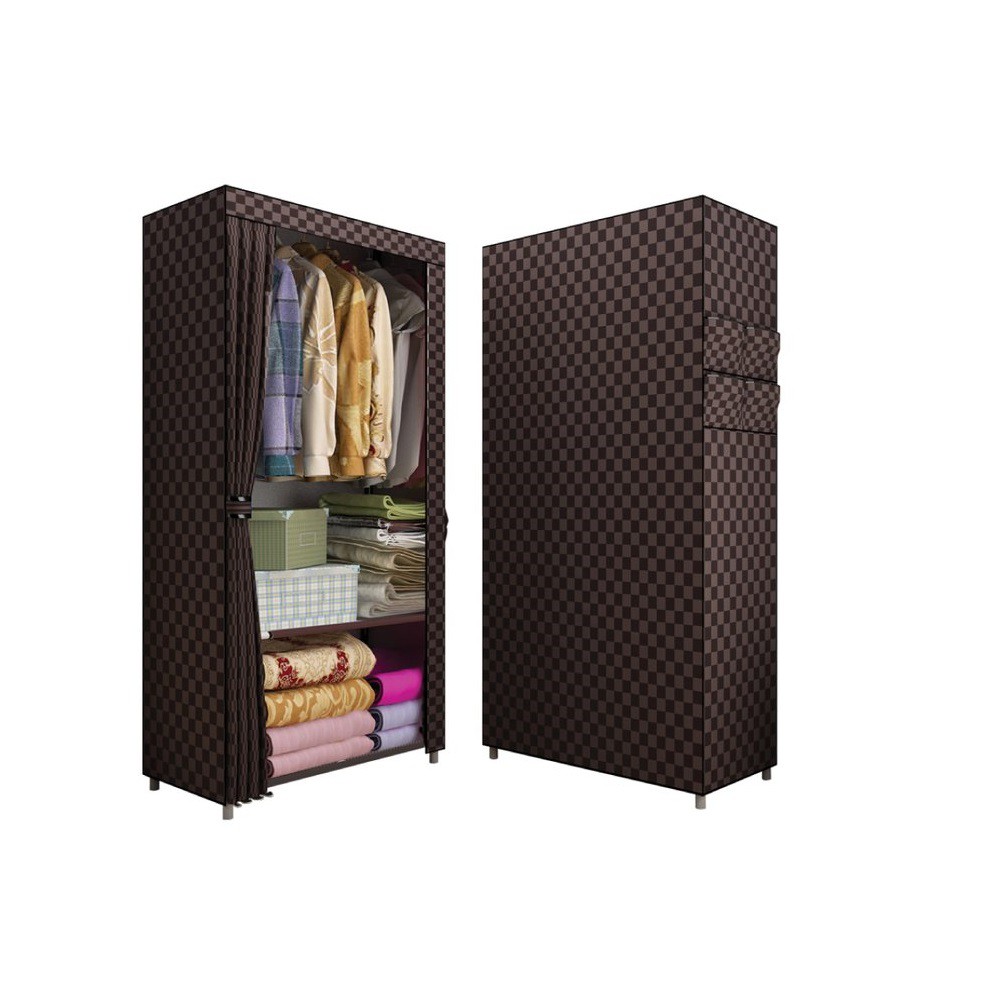 Home-Klik Lemari Baju Single Dengan 1 Gantungan Baju