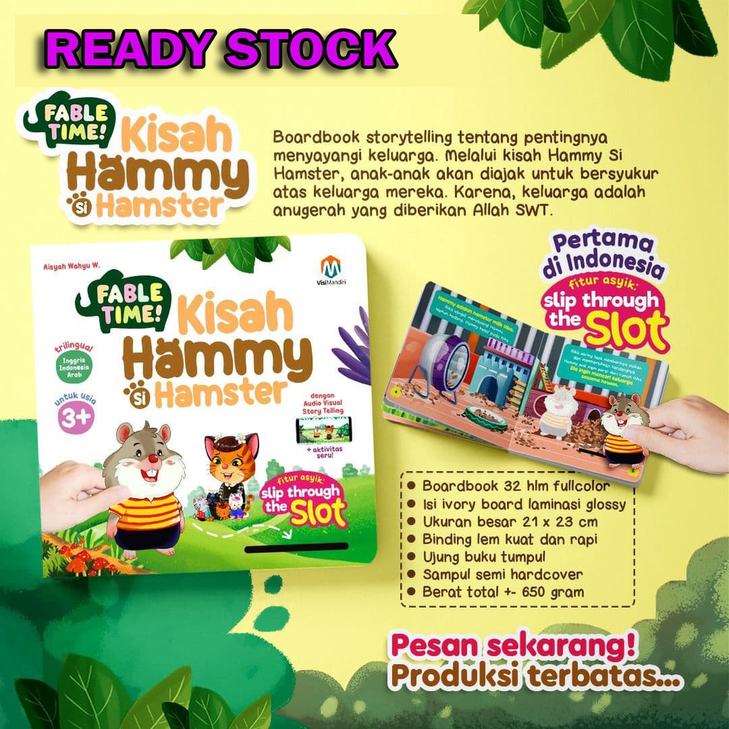 Buku Fabel Time : Kisah Hammy si Hamster