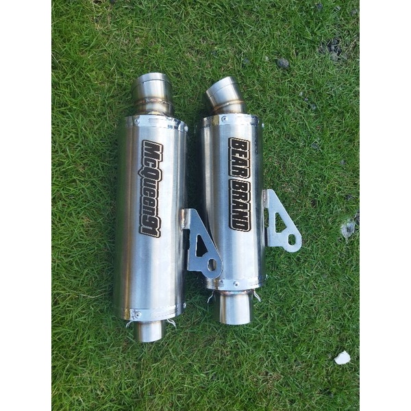 SILENCER (ONLY) KNALPOT POLOS/LASER NAMA (INLET 38/50) BEAT MIO VARIO AEROX SCOOPY NMAX PCX ADV DLL