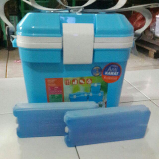 Paket Polar Cooler Box 6,5 Liter Dan Ice Pack Gel 2