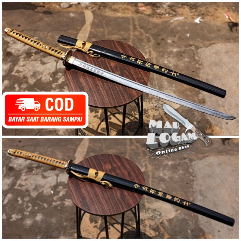 BISA COD!!! Katana Thelast kanji gold samurai ryujin kanji jepang