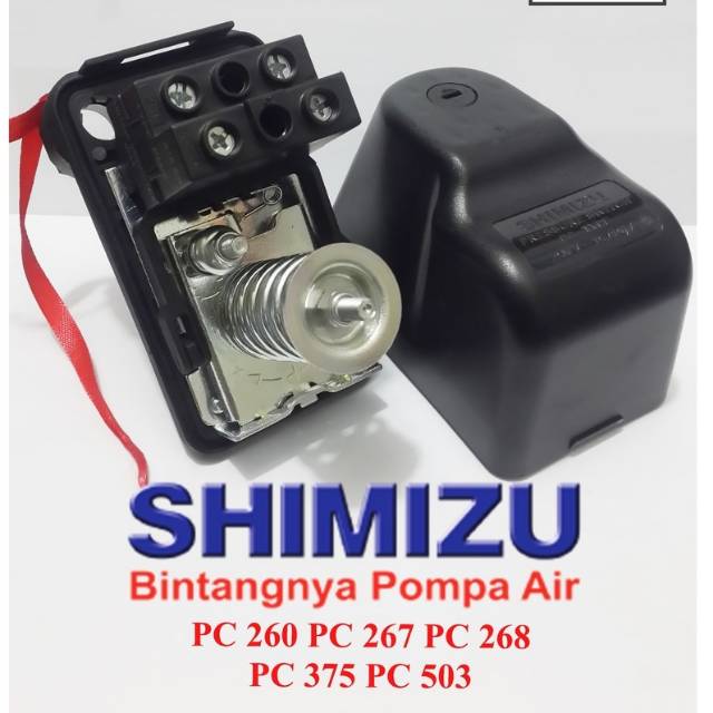 Otomatis Jet pump Shimizu Original PM5 Pressure Switch PC 260 / PC 375 / PC 503