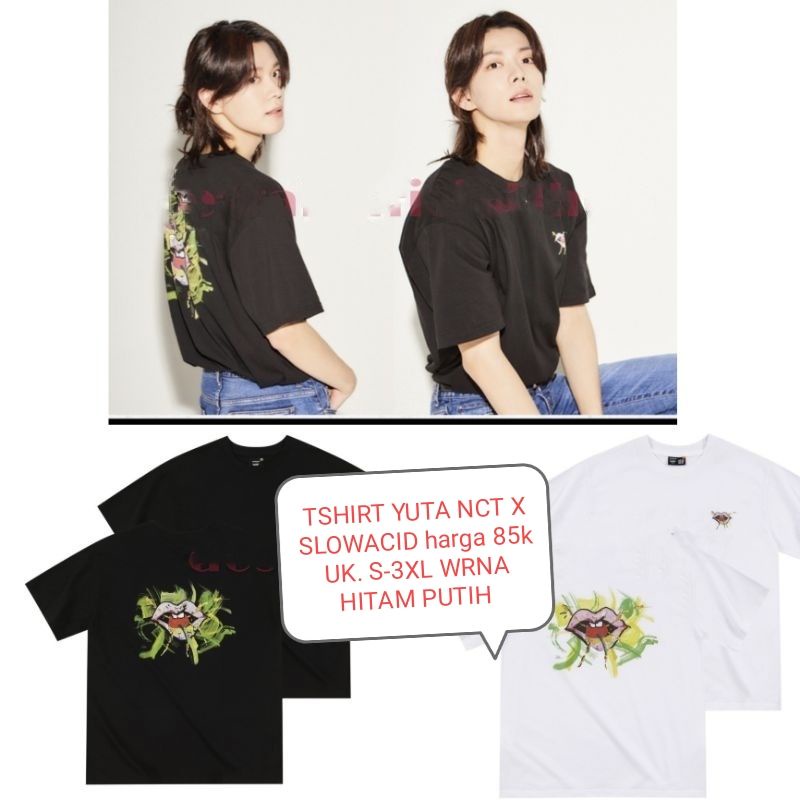 TSHIRT KAOS YUTA NCT X SLOWACID
