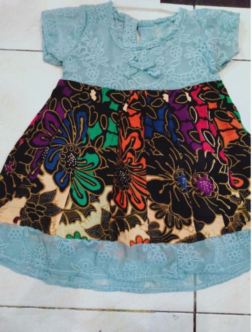 Dres Renda Anak Batik