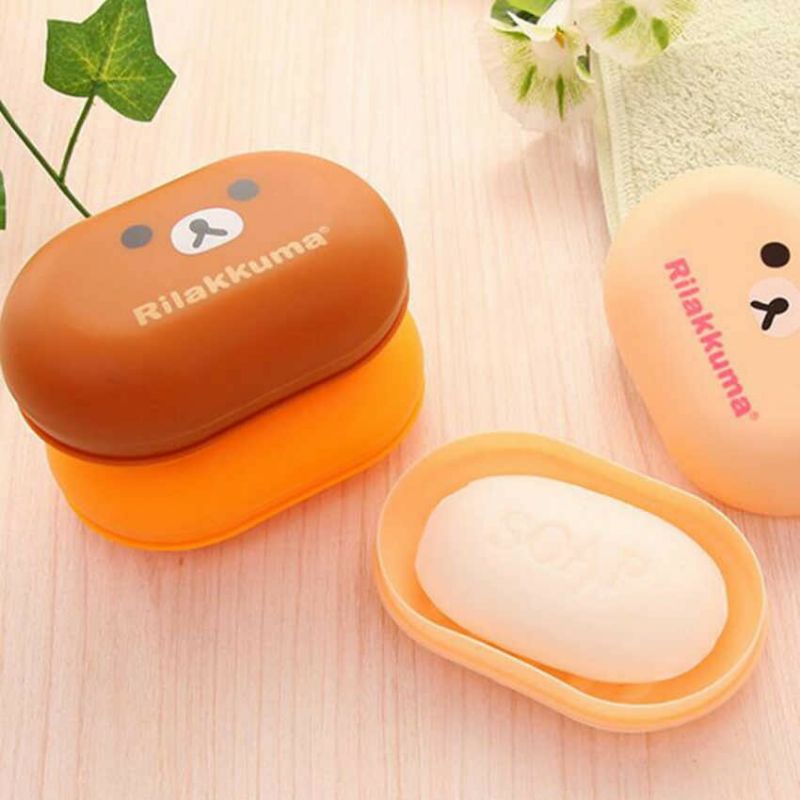 ~ PIYOSHI08 ~ Tempat Sabun Mandi Motif Bear Lucu / Cute Soap Bar Case PR109