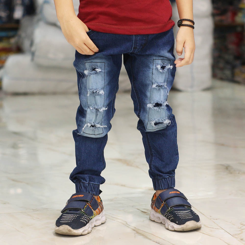 TK 01 Celana  Jogger  Jeans Anak Sobek Ripped Terbaru dan 