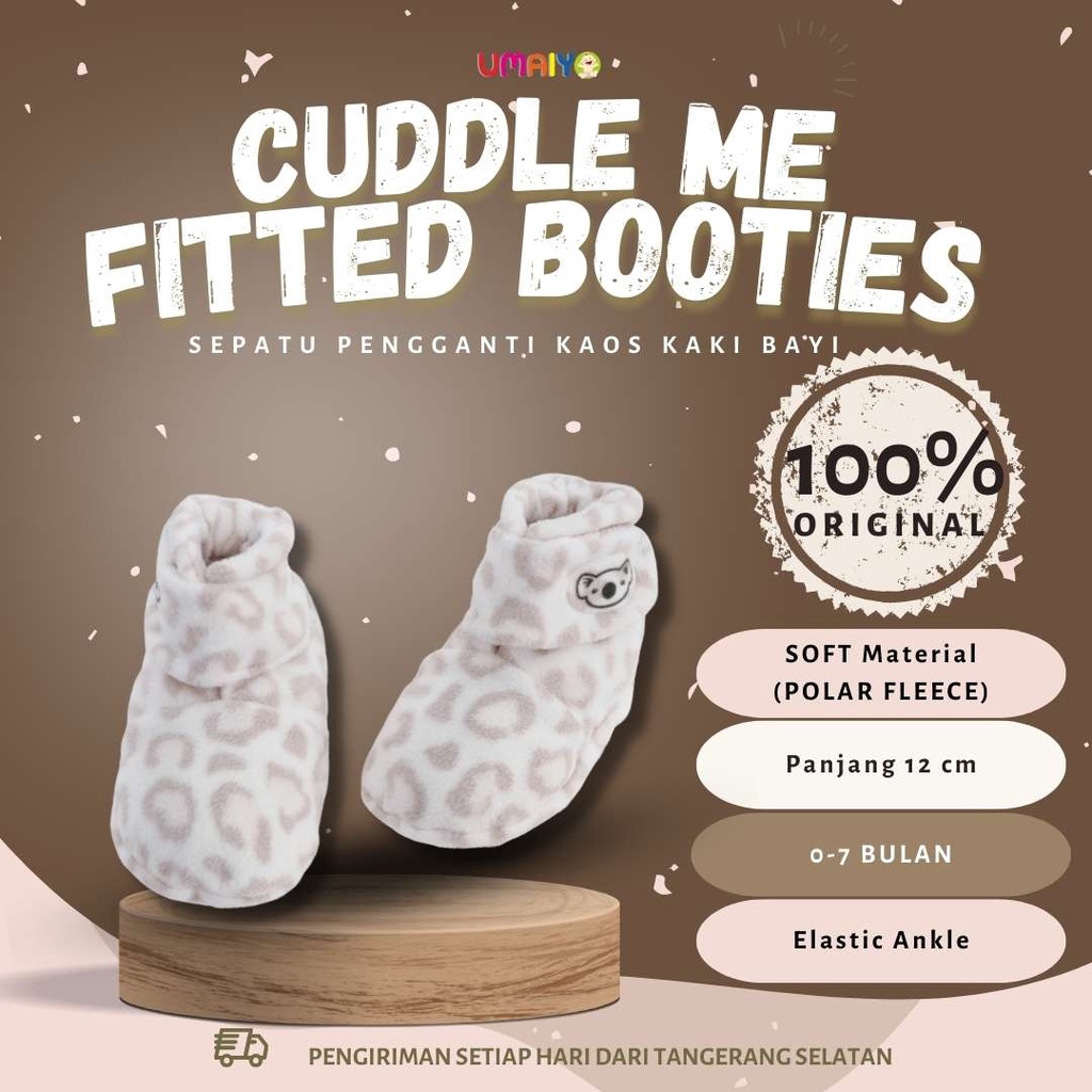 CUDDLE ME FITTED BOOTIES sepatu kaos kaki bayi lembut (0 - 8 bulan)