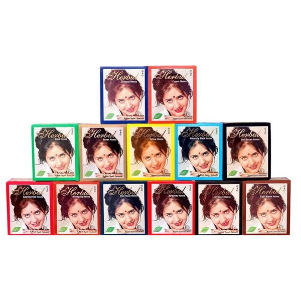 Herbul  henna hair dyes / Semir Rambut Henna Arab