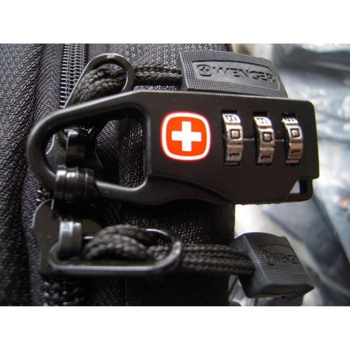 Gembok Koper Tas / Kunci Koper Bag Paddlock Swiss Army Keychain Gear