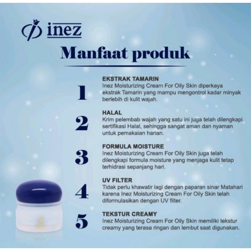 Inez Moisturizing Cream For Oily skin