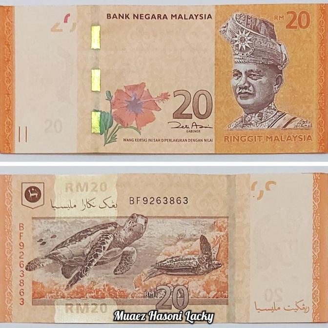 

Ringgit Malaysia Pecahan 20 Original