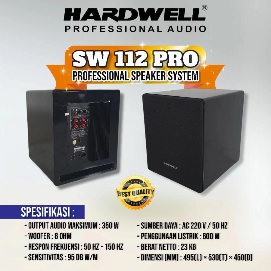 Subwoofer Hardwell SW112 PRO SW112 PRO 12 inch Original