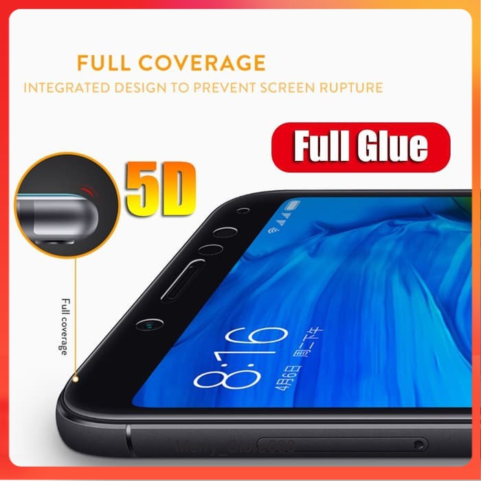 TG Anti Gores Kaca Tempered Glass Full Layar Coverage Full Lem Vivo Y69