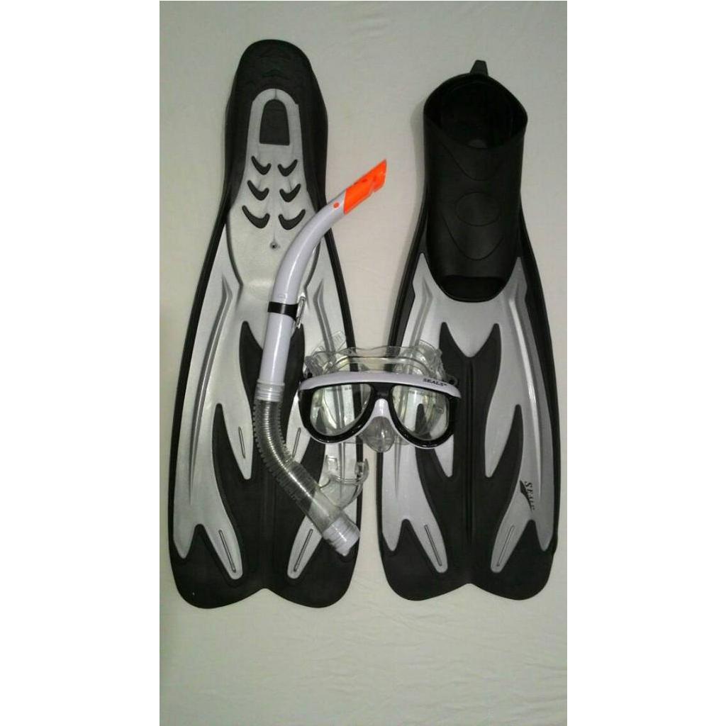 PAKET SNORKEL + FIN KAKI KATAK - MERK SEAL