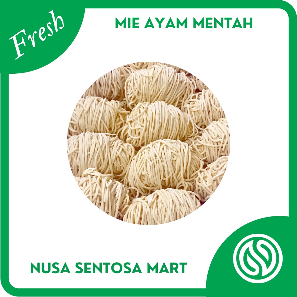 

Mie Ayam Mentah / Mie Basah - Per Bungkus Isi 6