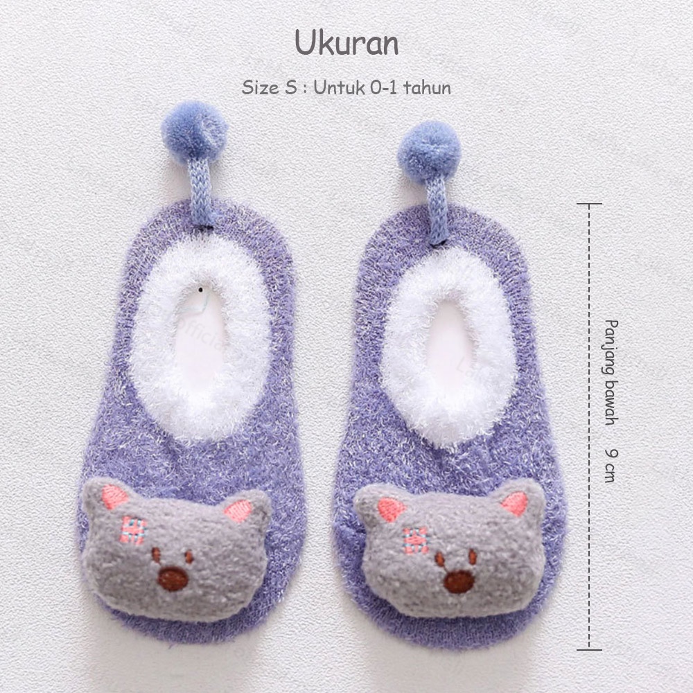 Lakhu kaos kaki bayi anak lucu/kaus kaki bayi anti slip /socks baby