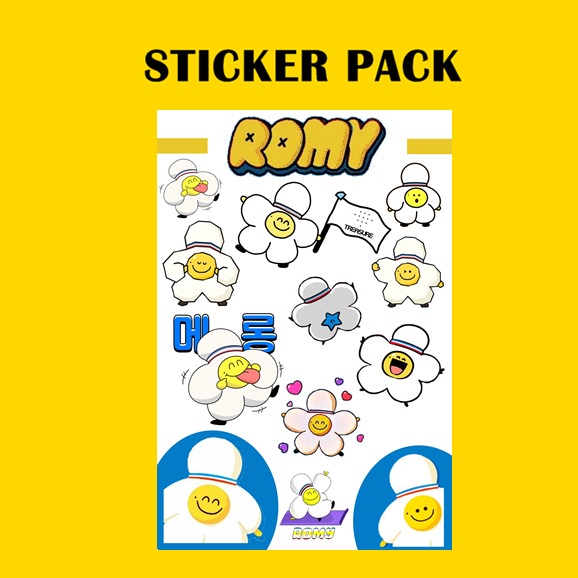 Stiker Romy Truz Sticker Set Treasure