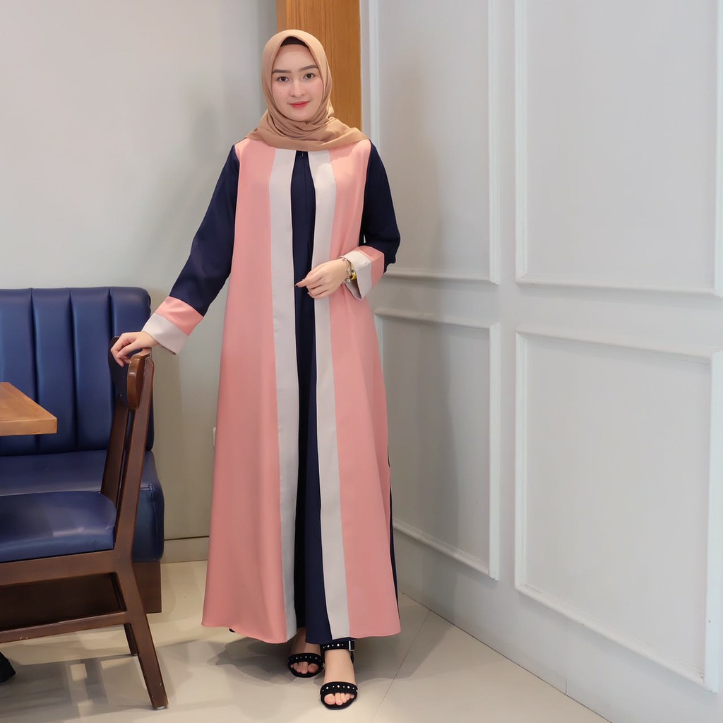 warna/i Bayar Ditempat promo Gamis Danita maxi dress muslim fashion gamis best seller termurah murah